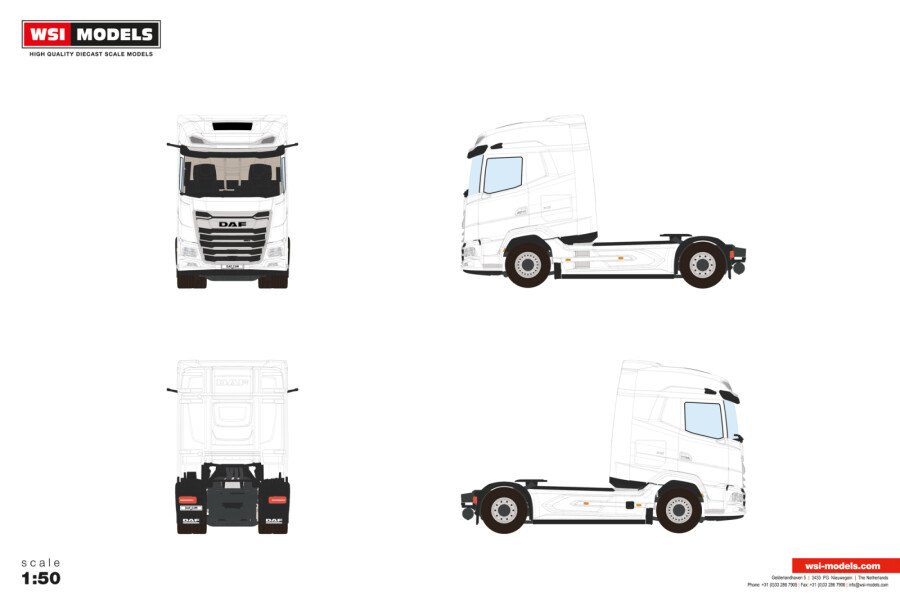 White Line; DAF XG MY25 4X2
