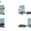 S.N. de Witte; VOLVO FH AERO GLOBETROTTER XL 6X2 TWIN STEER