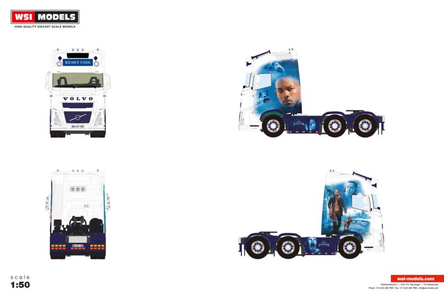 Kenny Coin; VOLVO FH AERO GLOBETROTTER XL 6X2 TWIN STEER
