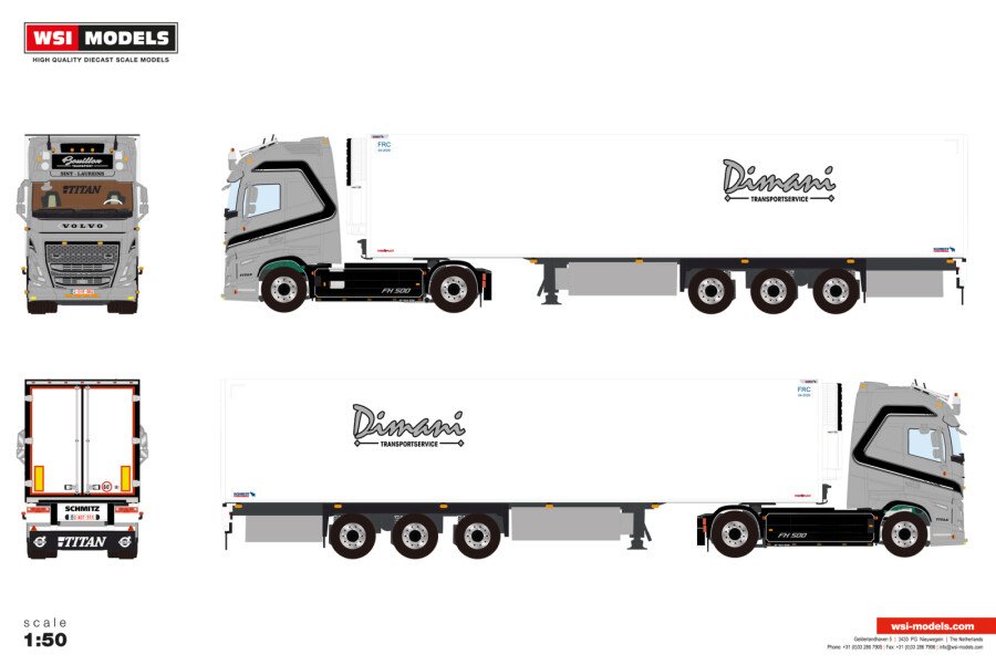 Bouillon; VOLVO FH5 GLOBETROTTER XL 4X2 REEFER TRAILER - 3 AXLE