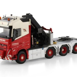 Wagenborg Netlift; VOLVO FH5 GLOBETROTTER 8X2 TAG AXLE WITH PALFINGER PK 92002 SH + JIB