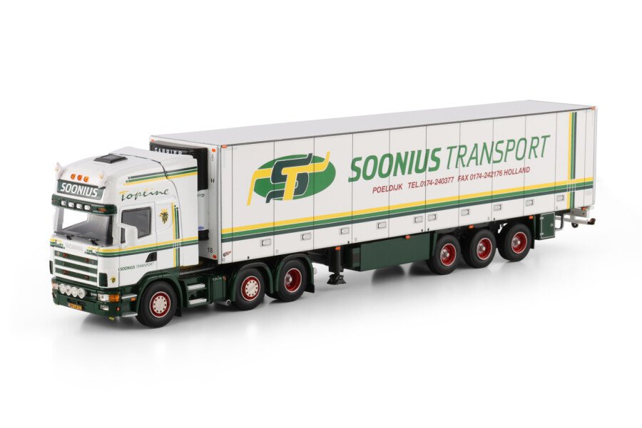 Soonius; SCANIA 4 SERIES TOPLINE 6X2 TWIN STEER REEFER TRAILER - 3 AXLE
