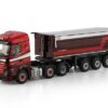 A. van Grunsven; MERCEDES-BENZ ACTROS MP5 STREAM SPACE 6X2 TWIN STEER NON STEERING TIPPER TRAILER - 3 AXLE