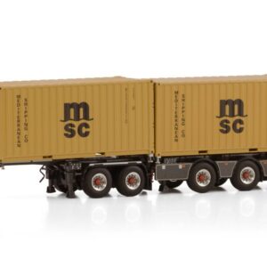 M. de Groot Transport; 2CONNECT COMBI TRAILER - 5 AXLE + 2X 20FT CONTAINER