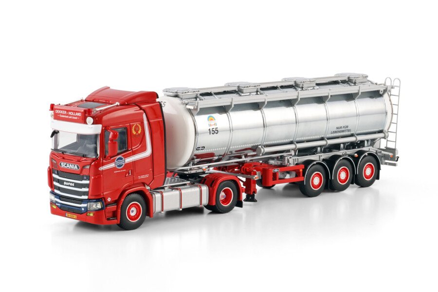 Dekker Tanktransport BV; SCANIA S NORMAL CS20N 4X2 TANK TRAILER - 3 AXLE