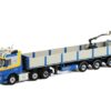 Dijkema; Volvo FH2 Globetrotter 6x2 voorloop as Brick trailer (3 axle)