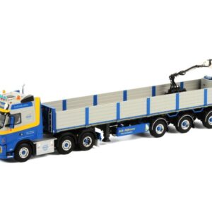 Dijkema; Volvo FH2 Globetrotter 6x2 voorloop as Brick trailer (3 axle)