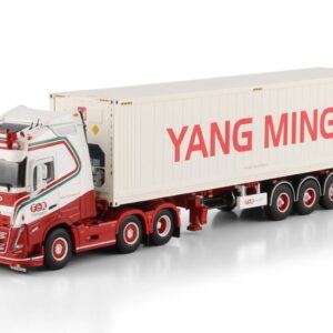 F&R Transport; VOLVO FH5 GLOBETROTTER 6X2 TWIN STEER FLEX CONTAINER TRAILER - 3 AXLE + 40FT REEFER CONTAINER CARRIER