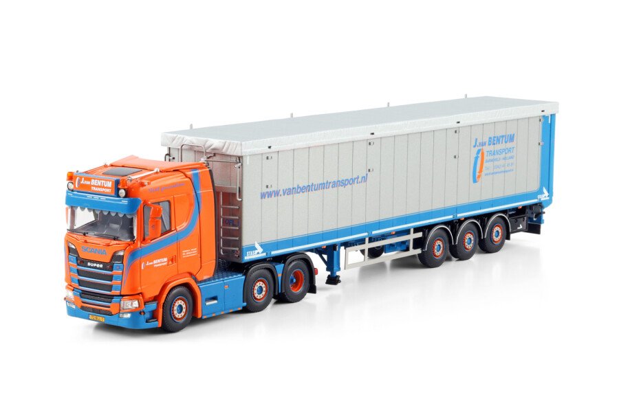 J. van Bentum; SCANIA S NORMAL CS20N 6X2 TWIN STEER TIPPER VOLUME TRAILER - 3 AXLE