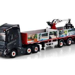 Stone base; VOLVO FH5 GLOBETROTTER 6X2 TWIN STEER BRICK TRAILER - 3 AXLE