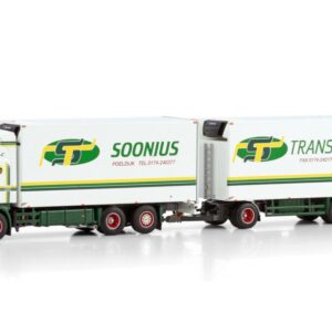 Soonius; SCANIA R4 TOPLINE RIGED REEFER TRUCK 6X2 TAG AXLE RIGED REEFER DRAWBAR TURNTABLE TRAILER - 6 AXLE