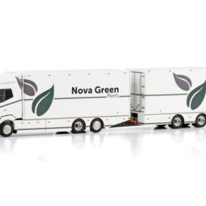 Nova Green Plants BV; DAF XG+ RIGED REEFER TRUCK 6X2 TAG AXLE RIGED REEFER DRAWBAR CENTRE-AXLED TRAILER - 2 AXLE