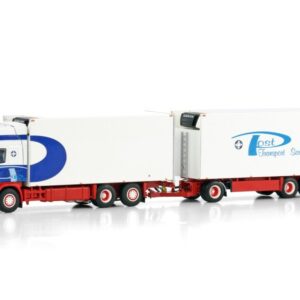 Marcel Post; SCANIA R4 TOPLINE RIGED REEFER TRUCK 6X2 TAG AXLE RIGED REEFER DRAWBAR TURNTABLE TRAILER - 3 AXLE