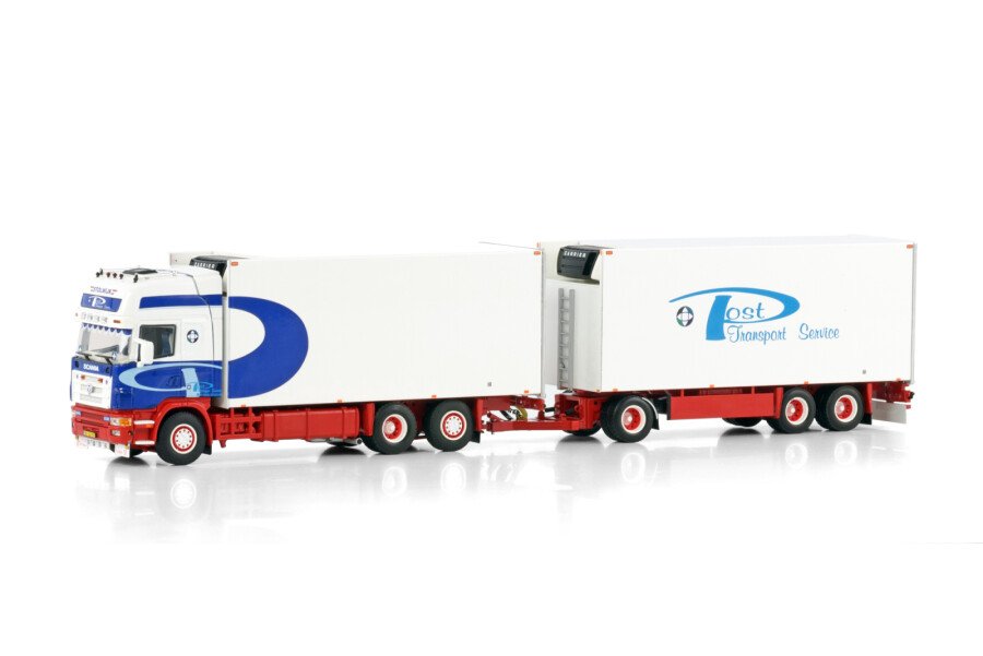 Marcel Post; SCANIA R4 TOPLINE RIGED REEFER TRUCK 6X2 TAG AXLE RIGED REEFER DRAWBAR TURNTABLE TRAILER - 3 AXLE