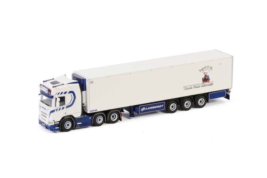 Bajard et Fils; SCANIA R HIGHLINE | CR20H 6X2 TWINSTEER REEFER TRAILER - 3 AXLE