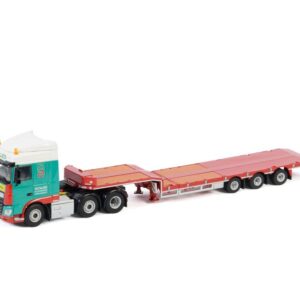 Scales; DAF XF SPACE CAB 6X2 TWINSTEER SEMI LOW LOADER - 3 AXLE