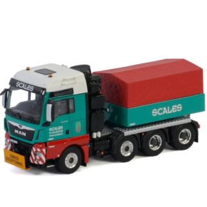 Scales; MAN TGX XXL EURO 6C (FACELIFT) 8x4 + BALLASTBOX