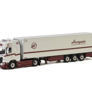 Hacquin Transports; SCANIA S HIGHLINE CS20H 4x2 REEFER TRAILER - 3 AXLE