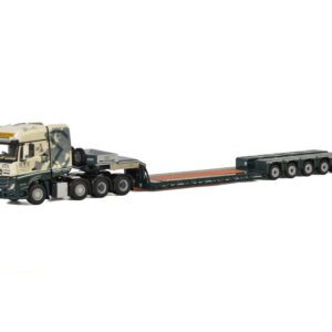 Transport KTX; MERCEDES-BENZ ACTROS MP4 SLT GIGA SPACE 8X4 LOWLOADER - 5 AXLE